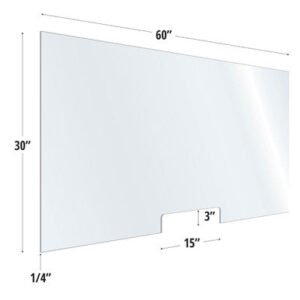 officesource-safeguard-barrier-collection-clear-acrylic-screen-with-transaction-cutout-60-w-x-30-h